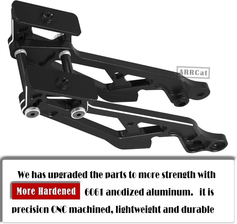ARRCat Aluminum Wing Mount Upgrades - Compatible with Typhon, Outcast, Kraton, Notorious, Talion, Replaces AR320347 (Black) - Image 3